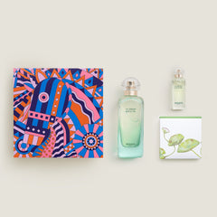 Hermès Un Jardin Sur Le Nil Gift Set 100ml EDT + 7.5ml EDT + 50g Soap