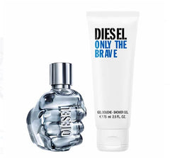 Diesel Only The Brave Gift Set 50ml EDT + 100ml Shower Gel