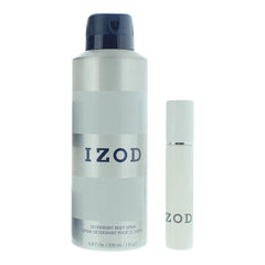 Izod White Gift Set 15ml EDT + 200ml Body Spray