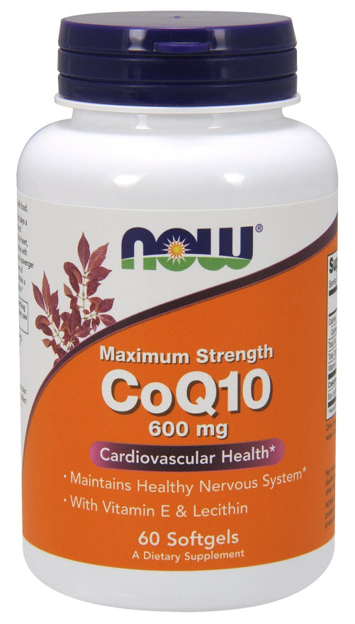 CoQ10 with Lecithin & Vitamin E, 600mg - 60 softgels