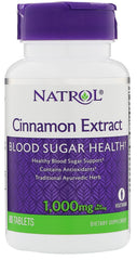 Cinnamon Extract, 1000mg - 80 tabs