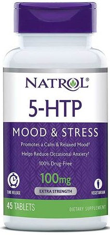 5-HTP Time Release, 100mg - 45 tabs