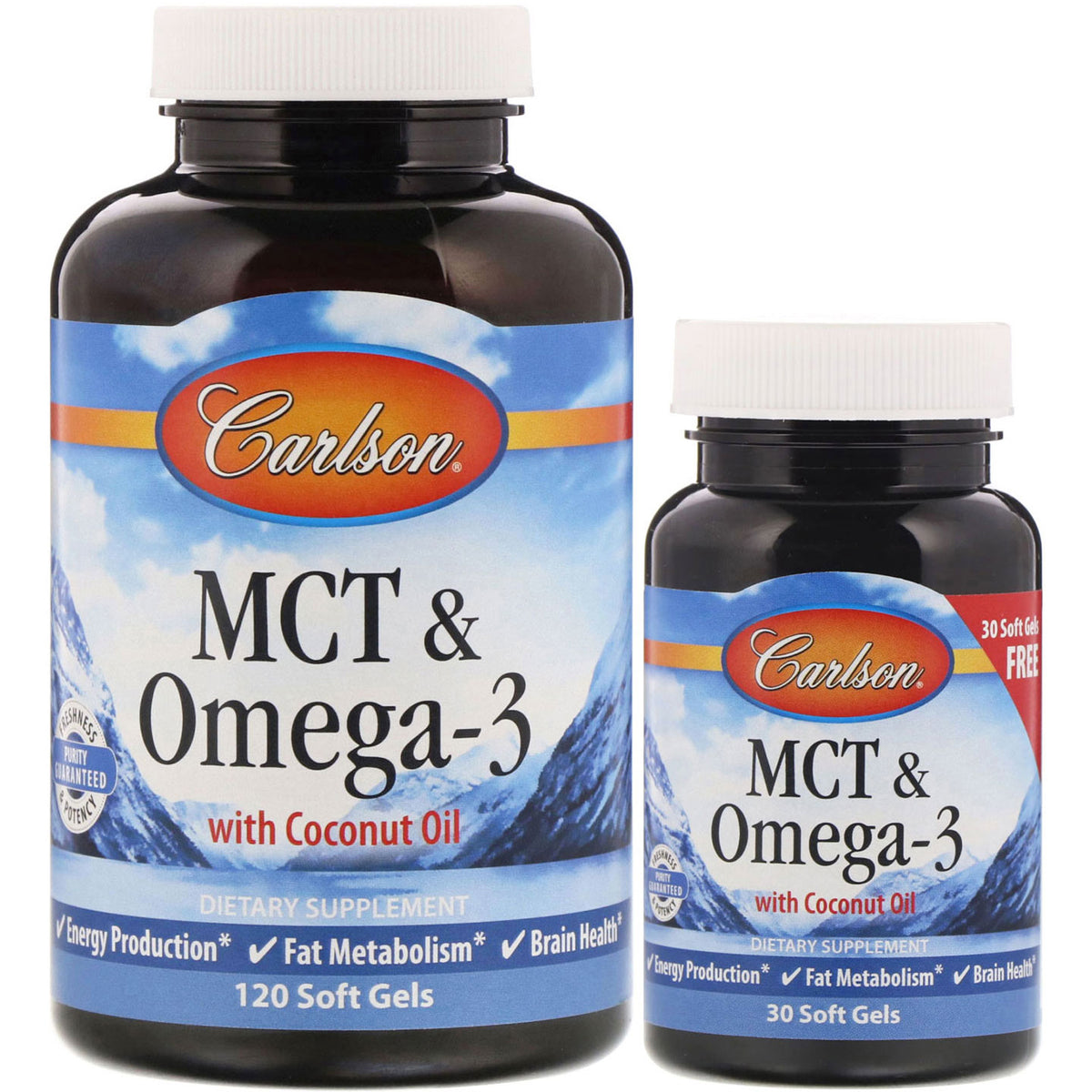 MCT & Omega-3 - 120 + 30 softgels