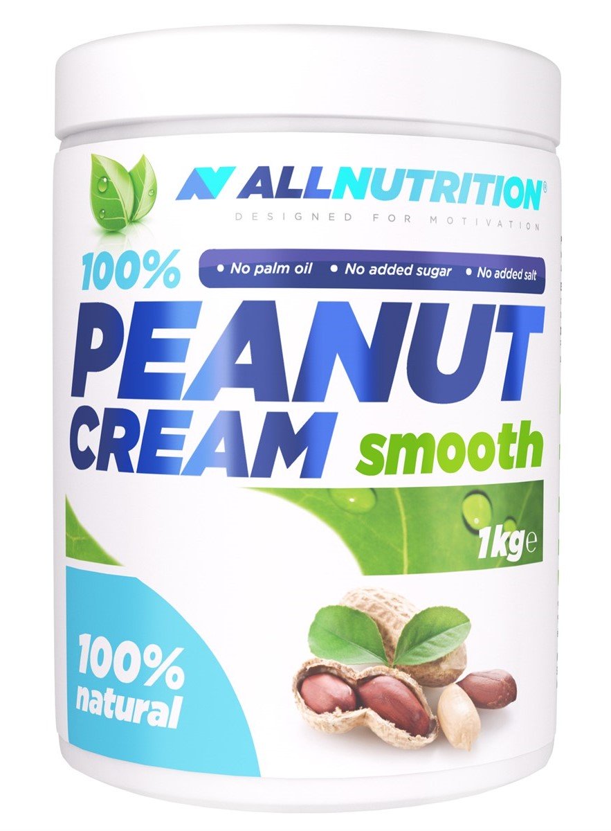 100% Peanut Cream, Smooth - 1000g