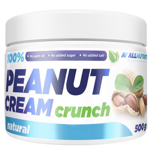 100% Peanut Cream, Crunch - 500g