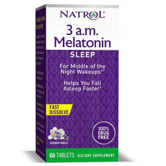 3 a.m. Melatonin Fast Dissolve, Lavender Vanilla - 60 tabs