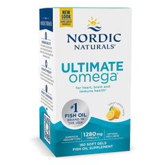 Ultimate Omega, 1280mg Lemon (EAN 768990037900) - 180 softgels