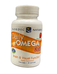 Daily Omega Kids, Natural Fruit Flavor - 30 softgels