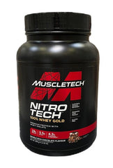 Nitro-Tech 100% Whey Gold, Double Rich Chocolate (EAN 631656260083) - 908g