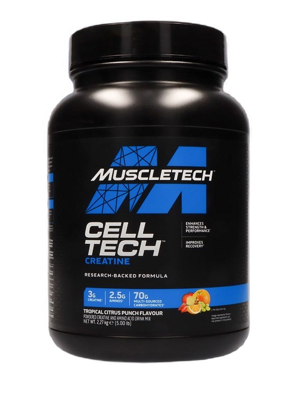 Cell-Tech Creatine, Tropical Citrus Punch (New Formula) - 2270g