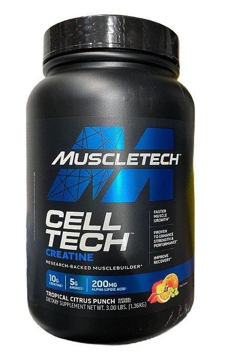 Cell-Tech Creatine, Tropical Citrus Punch (US Formula) - 1360g