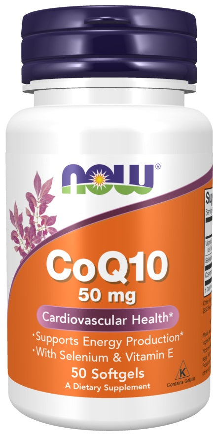 CoQ10 with Selenium & Vitamin E, 50mg - 50 softgels