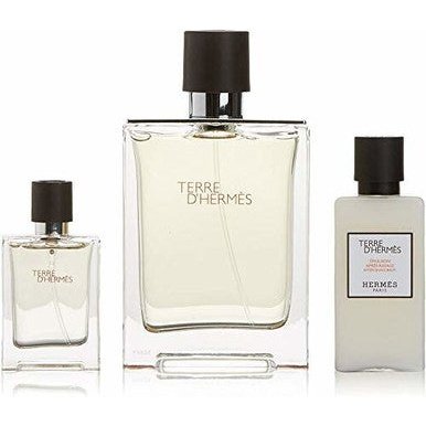 Hermes Terre D'Hermes Gift Set 100ml EDT + 12.5ml EDT + 40ml Aftershave Lotion