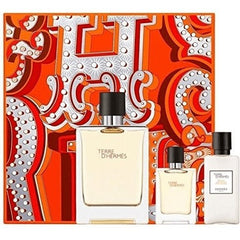 Hermes Terre D'Hermes Gift Set 100ml EDT + 12.5ml EDT + 40ml Aftershave Lotion