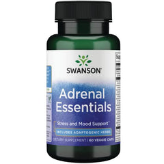 Swanson Adrenal Essentials 60 Veg Capsules