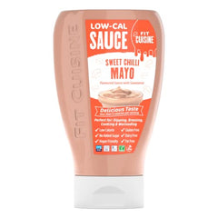 Fit Cuisine Low Calorie Sauce - Low-Cal Sauce to Support Weight Management, Low Carb Diet, Keto Friendly, Vegan, For Dipping, Dressing, Cooking, Marinading - 425ml (Sweet Chilli Mayo)