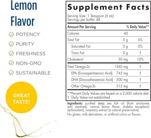 Nordic Naturals  Arctic Omega - Lemon - 237 ml