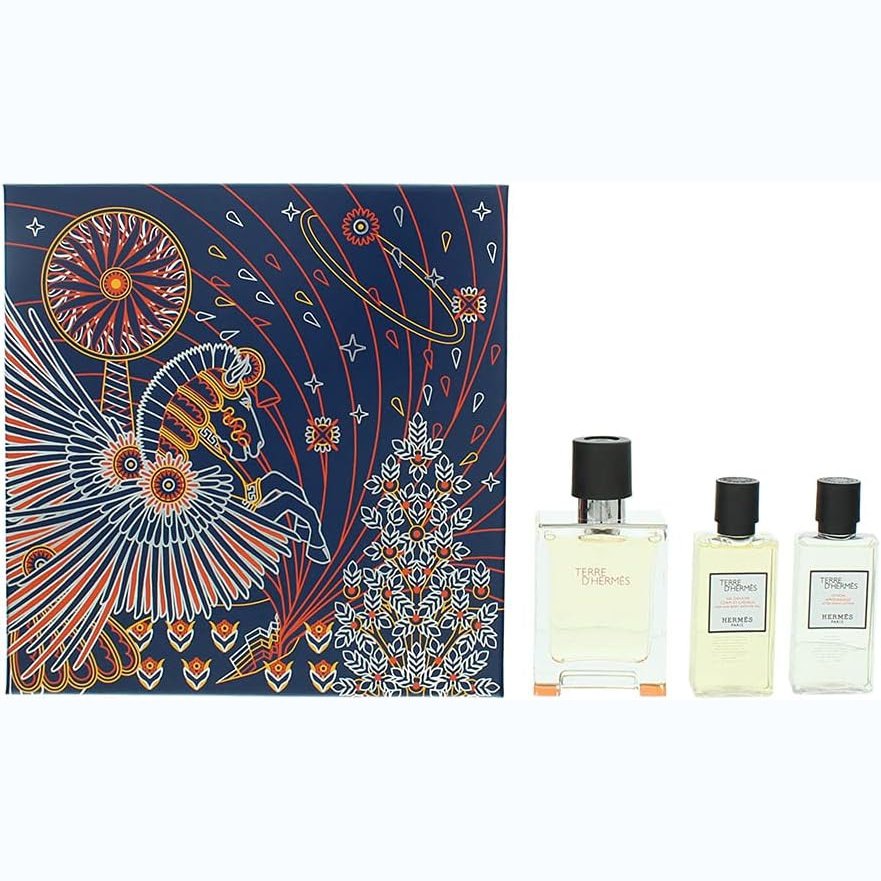 Hermès Terre d'Hermès Gift Set 50ml EDT + 40ml Shower Gel + 40ml Aftershave Lotion