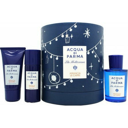 Acqua di Parma Blu Mediterraneo Arancia di Capri Gift Set 75ml EDT + 40ml Shower Gel + 50ml Body Lotion