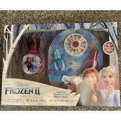 Disney Frozen II Gift Set 30ml EDT + 2x Nail Polish + Nail Gems