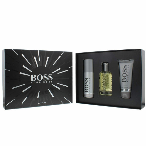 Hugo Boss Boss Bottled Gift Set 100ml EDT 100ml Shower Gel 150ml Deodorant Spray